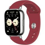 Tagomoon Redmi Watch 5 Active / Lite Akıllı Saat ile Uyumlu Yumuşak Dokulu Silikon Kordon Kayış - Bordo