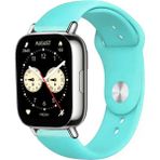 Tagomoon Redmi Watch 5 Active / Lite Akıllı Saat ile Uyumlu Yumuşak Dokulu Silikon Kordon Kayış - Turkuaz