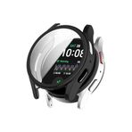 Tagomoon Samsung Galaxy Watch FE ile Uyumlu Kasa Ve Ekran Koruyucu 360 Tam Koruma Silikon Kılıf (Siyah)