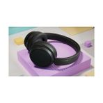 TAH5209BK Hafif Kulak Üstü Kablosuz Bluetooth Kulaklık, Pasif Gürültü Yalıtımlı, 65 Saat Çalma Süresi, Net Çağrılar, Dinamik Bas, 2 Saat Usb-C Şarj, Siyah - standart