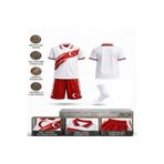 tahaspor Türkiye Çocuk forması Takımı y02 Yakalı Özel Tasarım Beyaz-Kırmızı 3 lü Set Forma+Şort+Çorap (KOD:y02)
