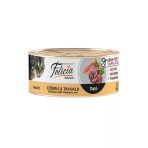 Tahılsız Ciğerli Tavuklu Kıyılmış Yetişkin Konserve Kedi Maması 1 Adet 85 Gr