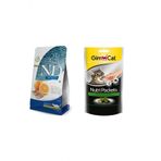 Tahilsiz Ringa Balikli Portakalli Kisirlastirilmis Kedi Mamasi 1,5 Kg + Gimcat Kedi Nanesi Odul