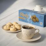 Tahinly Bitter Çikolata Parçacıklı Tahinli Şekersiz ve Glutensiz Kaşık Kurabiye (120GR) - 120 gr