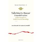 Tahrimu’n-Nazar Fi Kütübi’l-Kelam