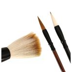 Tahrir Fırçası Koyun Kılı Büyük Boy 1.Kalite, Sırlama, Çini, Vazo, Seramik, Sulu Boya, Brushpen-3Ad