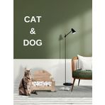 Taht Kedi Köpek Yatağı Ergonomik 30*50 Cm Yıkanabilir Duck Kumaş Minderi Ile Beraber
