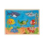 Tahta Puzzle Deniz Hayvanları 7 Parça - standart