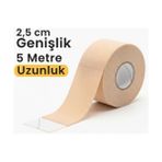 Tahtakale Kinezyo Ağrı Bandı 2.5 cm x 5 M Ten Rengi
