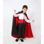 Tahtakale Marketi Çocuk Drakula Kostümü Halloween Vampir Kıyafeti - 5 - 6 Yaş - Siyah - Kırmızı