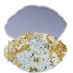 Tahtakale Toptancı Epoksi Silikon Kalıp Yerli Oval Dalgalı Nişan ve Söz Tepsi Kalıbı 29 x 19 cm - Standart - Şeffaf