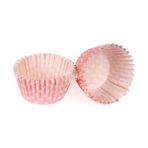 Tahtakale Toptancı Kek Kalıbı Pet Kapsül 52 x 45 mm Kağıt Cupcake Kağıdı x 100 Adet - Puantiyeli Pembe