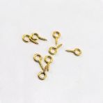 Tahtakale Toptancı Metal Takı ve Obje Halkası Vidalı 1 cm (1000 Adet) Altın