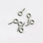 Tahtakale Toptancı Metal Takı ve Obje Halkası Vidalı 1 cm (1000 Adet) Gümüş