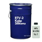 Tahtakale Toptancı Rtv-2 Kalıp Silikonu 5 Shore Yarı Şeffaf (25 Kg)