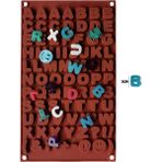 Tahtakale Toptancı Silikon Bubble Alfabe Harfleri Çikolata Kalıbı 2 cm - Standart