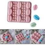 Tahtakale Toptancı Silikon Kek Kalıp Sugarcraft Kahve Çekirdekleri Kalıbı Şeker Hamuru Çikolata Kalıbı - Standart