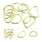 tahtakale toptancıları Anahtarlık Montaj Halkası D Çanta Bağlantı Halkası 14x10 Mm (100 Adet) Gold Altın