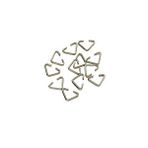 Tahtakale Toptancıları Anahtarlık Montaj Halkası Üçgen Takı Bağlantı Halkası 14x11 MM (100 Adet) Gümüş