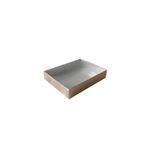 Tahtakale Toptancıları Asetat Kapaklı Karton Kutu 12x15x3 (25 Adet) Gri