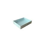 Tahtakale Toptancıları Asetat Kapaklı Karton Kutu 12x15x3 (25 Adet) Mavi