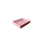 Tahtakale Toptancıları Asetat Kapaklı Karton Kutu 12x15x3 (25 Adet) Puantiyeli Pembe