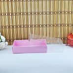 tahtakale toptancıları Asetat Kapaklı Karton Kutu 15x12x3 (50 Adet) Pembe