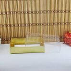 tahtakale toptancıları Asetat Kapaklı Karton Kutu 15x15x3 (50 Adet) Gold Altın