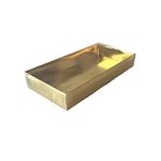 tahtakale toptancıları Asetat Kapaklı Karton Kutu 20x10x3 (25 Adet) Gold Altın