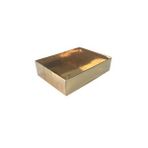 tahtakale toptancıları Asetat Kapaklı Karton Kutu 9x12x3 Cm (25 Adet) Gold Altın
