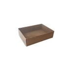 tahtakale toptancıları Asetat Kapaklı Karton Kutu 9x12x3 Cm (25 Adet) Kraft Kahverengi