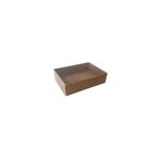 Tahtakale Toptancıları Asetat Kapaklı Karton Kutu 9x12x3 Cm (25 Adet) Kraft