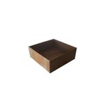Tahtakale Toptancıları Asetat Kapaklı Karton Kutu Düz Renk 7X7X3 (50 Adet) Kraft