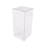 tahtakale toptancıları Asetat Kutu 8x8x20 Cm (25 Adet) Şeffaf