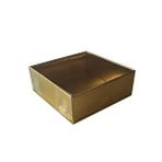 tahtakale toptancıları Asetat Kutu Altı Karton 5x5x2,2 Cm (50 Adet) Gold Altın