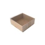 Tahtakale Toptancıları Asetat Kutu Altı Karton 5x5x2,2 cm (50 Adet) Kraft