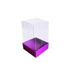 Tahtakale Toptancıları Asetat Kutu Altı Karton 5X5X8 CM (50 Adet) Mor