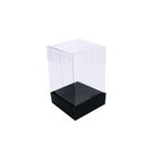 Tahtakale Toptancıları Asetat Kutu Altı Karton 5X5X8 CM (50 Adet) Siyah