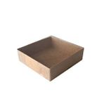 tahtakale toptancıları Asetat Kutu Altı Karton 7x7x2.2 Cm (50 Adet) Kraft Kahverengi