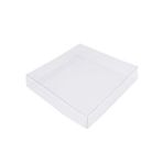 tahtakale toptancıları Asetat Kutu Bubble Mum Kutusu 20x20x3.5 Cm (10 Adet) Şeffaf