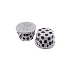 Tahtakale Toptancıları Cupcake Kalıbı Büyük Boy 62 * 40 Mm (50 Adet) Puantiyeli Beyaz