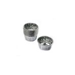 Tahtakale Toptancıları Cupcake Kalıbı Büyük Boy 62 * 40 Sufle-Muffin Kek Kalıbı (50 Adet) Gümüş