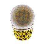 Tahtakale Toptancıları Cupcake Kalıbı Büyük Boy Düz Renk 62 * 40 Mm (100 Adet) Emoji