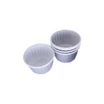 Tahtakale Toptancıları Cupcake Kalıbı Büyük Boy Düz Renk 62 * 40 Mm (100 Adet) Gri