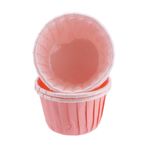Tahtakale Toptancıları Cupcake Kalıbı Büyük Boy Düz Renk 62 * 40 Mm (50 Adet) Pembe