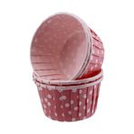 Tahtakale Toptancıları Cupcake Kalıbı Küçük Boy 44 * 35 Mm (50 Adet) Puantiyeli Pembe
