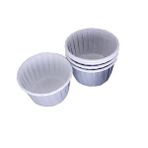 Tahtakale Toptancıları Cupcake Kalıbı Küçük Boy Düz Renk 44x35 mm 100 Adet Gri