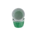 Tahtakale Toptancıları Cupcake Kalıbı Küçük Boy Düz Renk 44x35 Mm (50 Adet) Yeşil