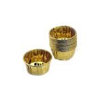 Tahtakale Toptancıları Cupcake Kalıbı Minik Boy 38 * 30 Sufle-Muffin Kek Kalıbı (24 Adet) Altın