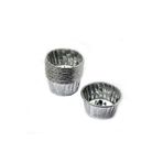 Tahtakale Toptancıları Cupcake Kalıbı Minik Boy 38 * 30 Sufle-Muffin Kek Kalıbı (50 Adet) Gümüş